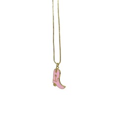 Cowboy Boot Necklace