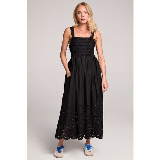 Avelina Midi Dress Black