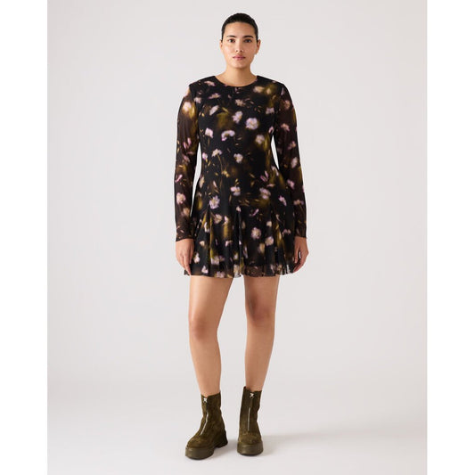 Bliss Dress-Black Floral