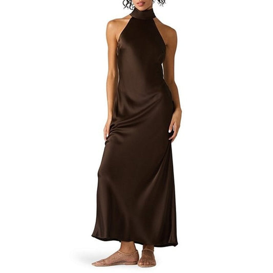 Lara Dress-Dark Espresso